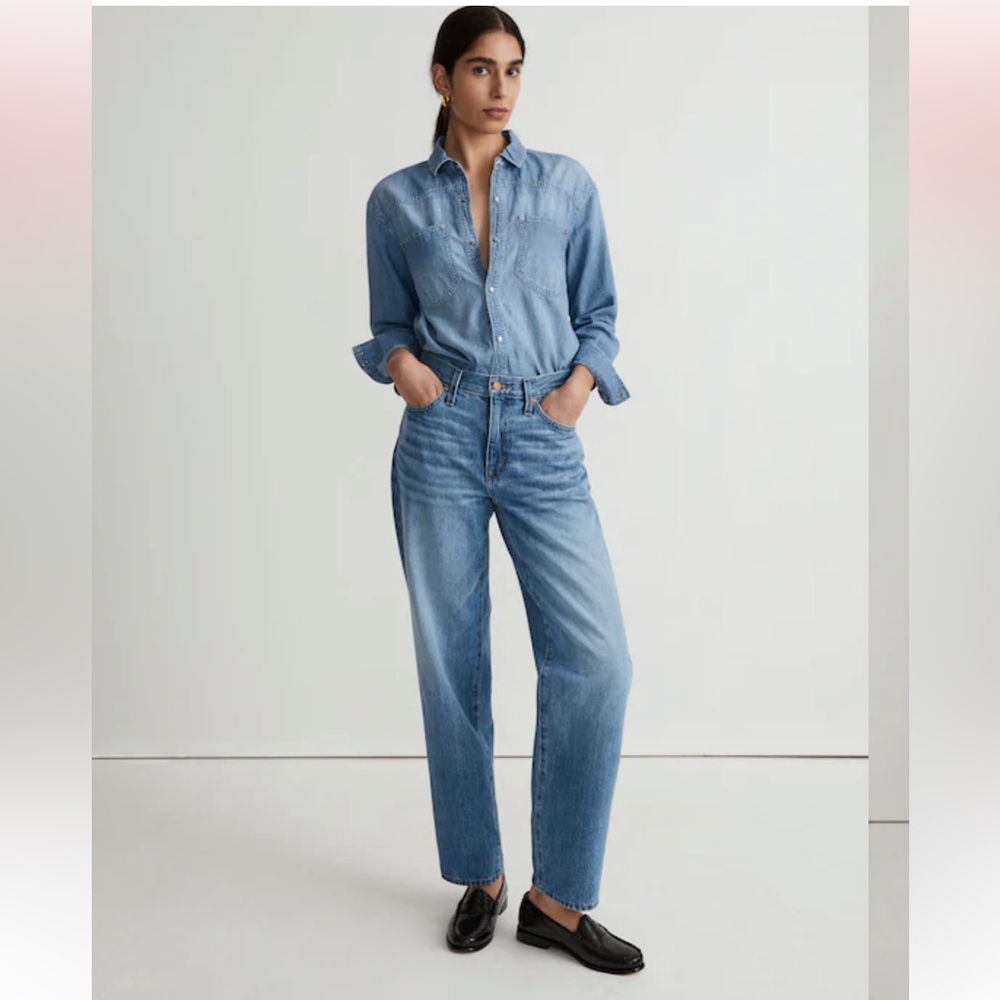 Madewell Slouchy Boyjean Size 28